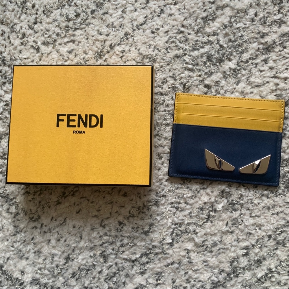 Fendi Monster Eyes Card Holder